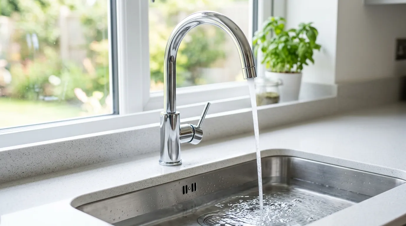 Local Plumbing Master Pros same day plumber fixing a faucet in Gresham, WI